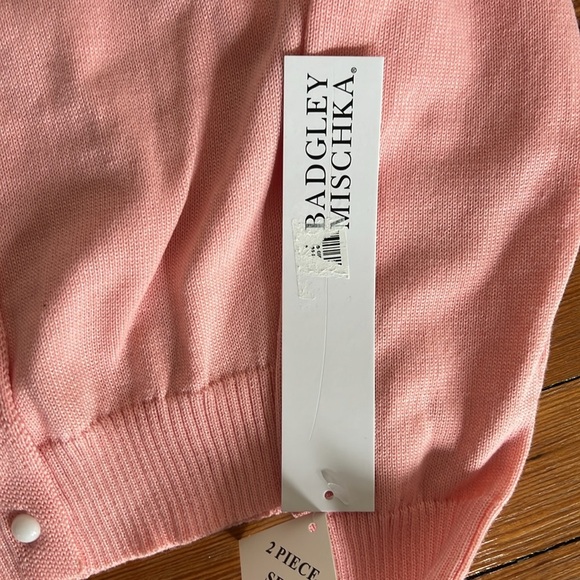 Badgley Mischka 2-Piece Set Floral Kids Dress with Matching Cardigan - NWT - 5 - Picture 10 of 10